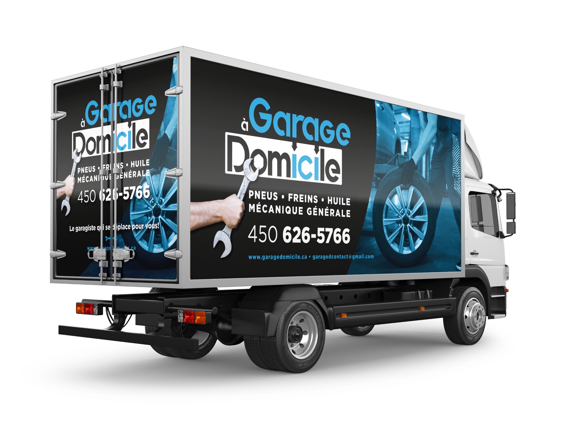 Wrap de camion Garage à Domicile